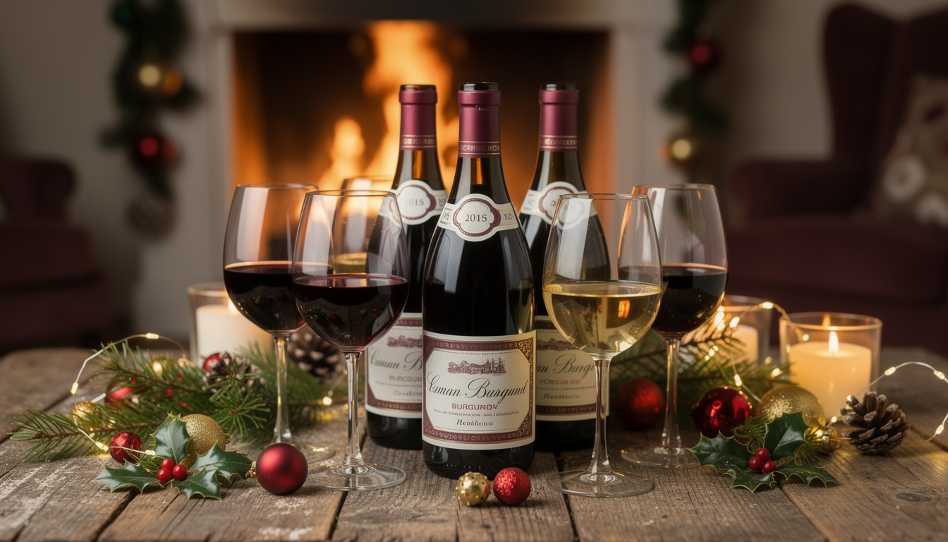 découvrez notre sélection des meilleurs vins de bourgogne pour sublimer vos fêtes et accompagner vos moments de joie avec élégance et convivialité.