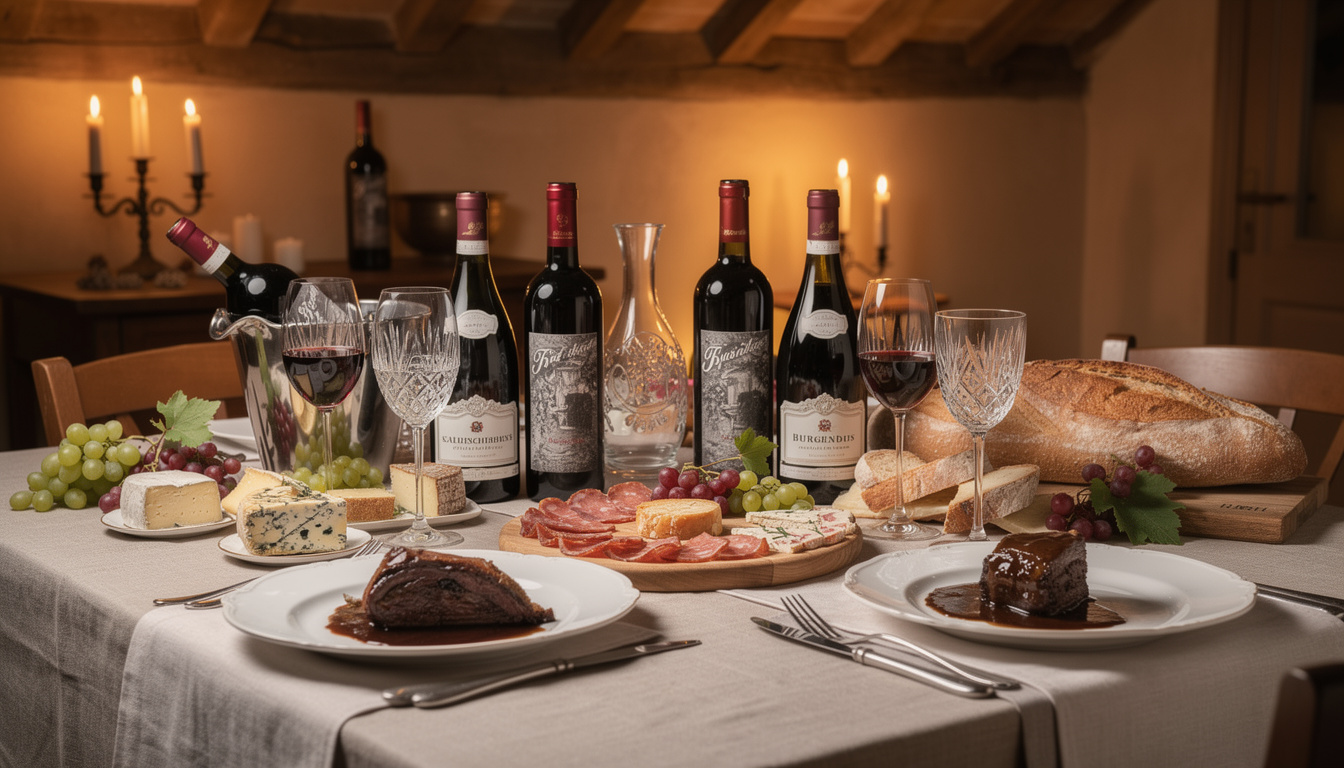 découvrez les vins de bourgogne idéaux pour sublimer votre dîner gastronomique avec des accords parfaits entre saveurs et raffinement.
